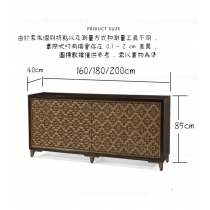 Neoclassical 新古典 電視櫃 玄關櫃 實木餐邊櫃門廳櫃 80cm/120cm/140cm/160cm/180cm/200cm(IS0063)