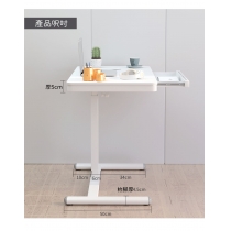 升降電腦枱 簡易可移動站立式書枱 80cm/90cm (IS8038)
