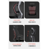 學校家具人體工學椅 辦公椅子 電腦椅 舒適轉椅 升降電競椅(IS8041)