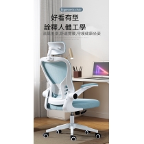 學校家具人體工學辦公椅 電腦椅 家用學生學習轉椅 宿舍靠背舒適久坐書桌椅子(IS8045)