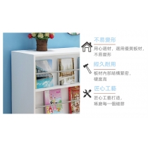 兒童皇國 創意兒童旋轉折疊桌 書架書櫃組合一體小戶型電腦台 書櫃（IS8062)