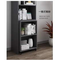 北歐格調摺疊實木書桌 書架書櫃一體組合家用小戶型伸縮電腦桌148cm/155cm（IS8080）