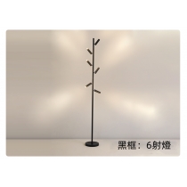 創意落地燈led現代簡約個性衣帽架客廳燈主臥室燈衣帽間燈具燈飾(IS8100)