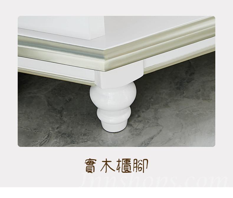 歐式實木角櫃 白色轉角櫃 44cm (IS0522)