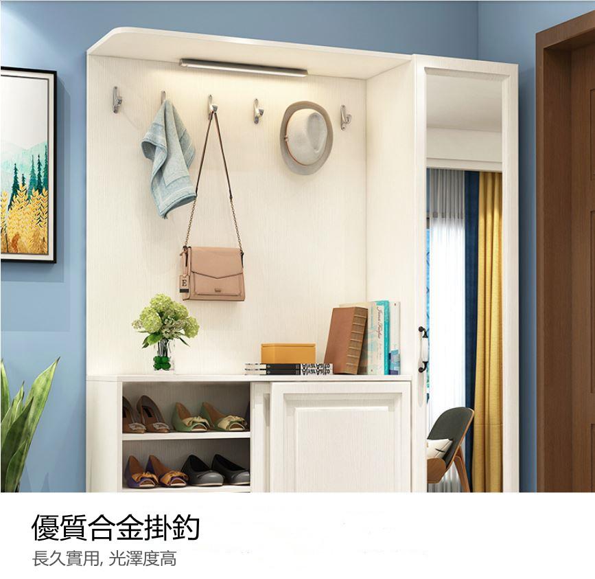 陳列品 100 x 36 x 200 左邊鏡門 $2399 田園純白系列 門廳鞋櫃 玄關隔斷櫃 間廳衣帽櫃屏風*100/110/120/130/140/150cm (IS8111)