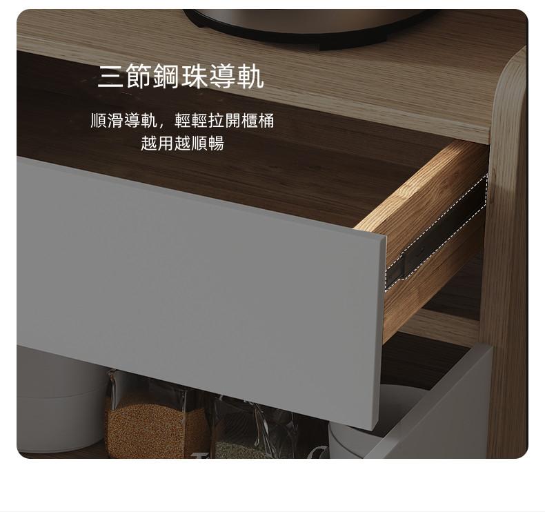北歐品味糸列 現代簡約餐邊櫃 儲物高櫃置物櫃120cm/160cm(IS8113)