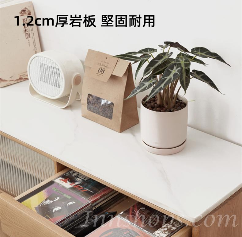 北歐實木紅橡木系列 實木岩板電視櫃 150cm/180cm/200cm (IS8129)