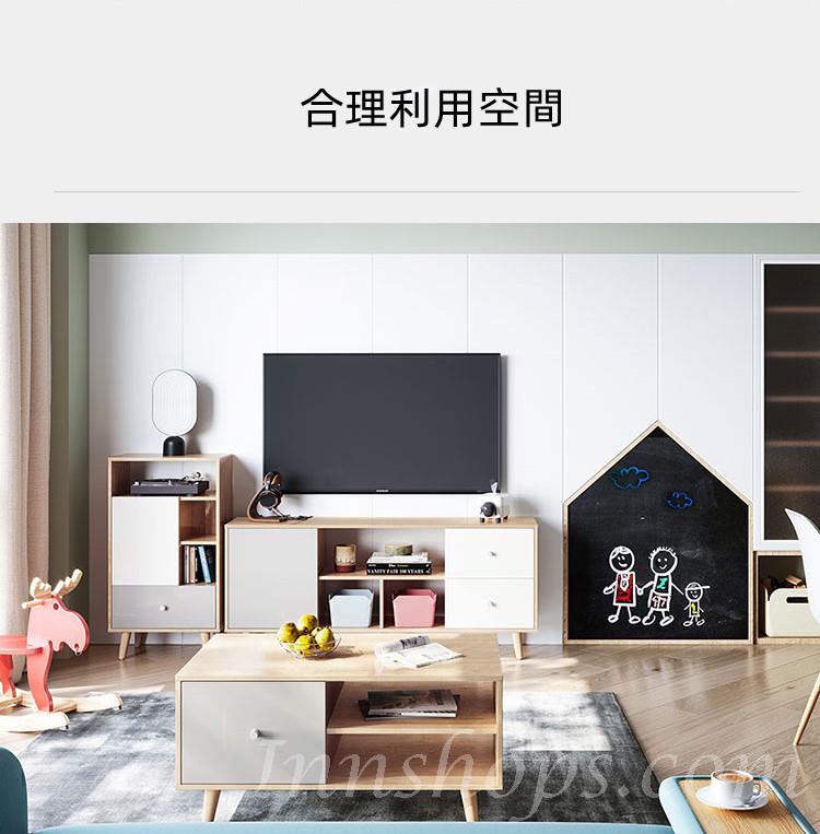 時尚系列 簡約 小戶型茶几 電視櫃 客廳儲物電視櫃茶几組合 50/90/98/140cm (IS8142)