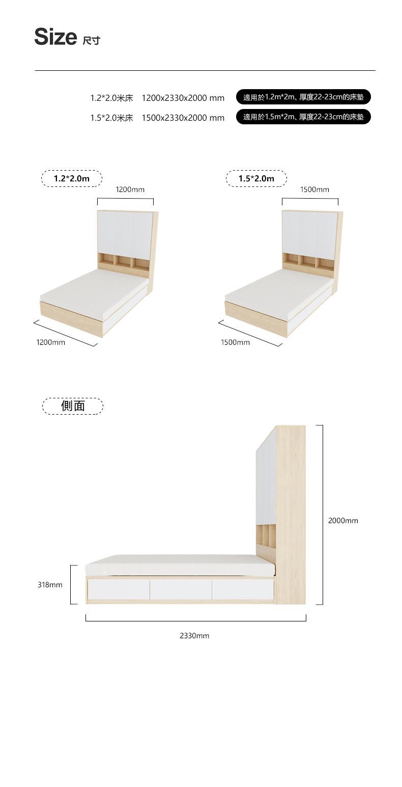 由於家俬個別特點以及測量方式和測量工具不同 , 實際呎吋有機會存在 0.1 - 2 cm 差異 , 屬正常 , 請諒解 !						