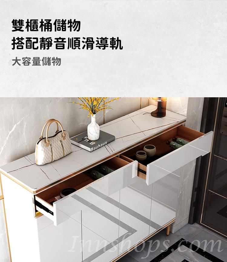 白色意式氣派 輕奢鞋櫃 玄關櫃*80/90/100/120/140/160cm (IS8173)