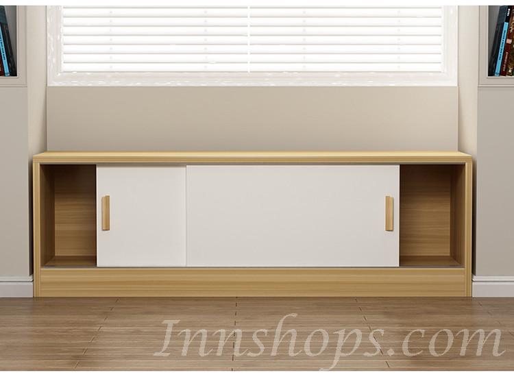 時尚 實木窗台趟門儲物櫃 電視櫃地櫃80cm/100cm/120cm/140cm/160cm(IS8203)