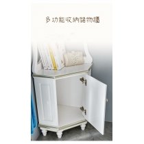 歐式實木角櫃 白色轉角櫃 44cm (IS0522)