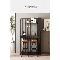 輕奢伸縮酒吧枱 隔斷吧枱酒櫃 轉角吧枱 100/120cm  (IS0581)