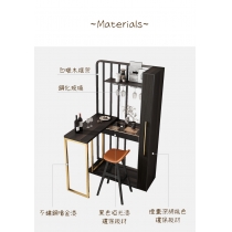 輕奢伸縮酒吧枱 隔斷吧枱酒櫃 轉角吧枱 100/120cm  (IS0581)