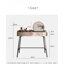 Italian style 輕奢高級翻蓋梳妝枱  93cm (IS0603)