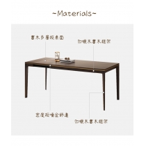 北歐實木可折疊伸縮  長方形餐桌/餐桌椅組合 130/180cm (IS0633)