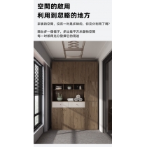北歐摩登系列 8呎高儲物櫃 餐邊櫃 收納多層雜物櫃 大容量鞋櫃 45cm/80cm/120cm (IS8103)