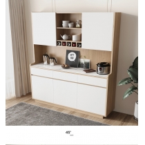北歐品味糸列 現代簡約餐邊櫃 儲物高櫃置物櫃120cm/160cm(IS8113)