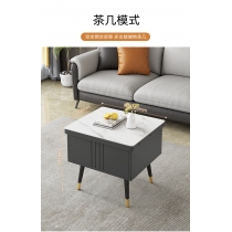 北歐格調系列 創意小戶型折疊茶几 餐桌兩用多功能岩板飯桌 （IS8125）