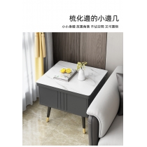 北歐格調系列 創意小戶型折疊茶几 餐桌兩用多功能岩板飯桌 （IS8125）