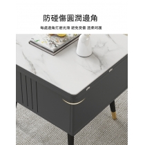 北歐格調系列 創意小戶型折疊茶几 餐桌兩用多功能岩板飯桌 （IS8125）
