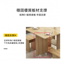 時尚系列 可移動伸縮折疊餐桌 蝴蝶枱 超薄多功能桌椅組合  120/140cm (IS8127)