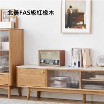 北歐實木紅橡木系列 實木岩板電視櫃 150cm/180cm/200cm (IS8129)