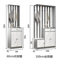 時尚系列 隔斷櫃屏風櫃 玄關櫃 間廳坐凳鞋櫃 40/60/100cm (IS8130)