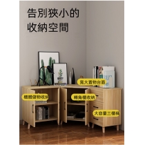田園純白.象牙白系列 多功能組合轉角櫃 儲物櫃 電視櫃 弧形三角櫃 115/135cm (IS8158)