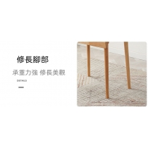 日式實木橡木系列 實木折疊餐桌 /伸縮餐桌椅組合75cm/90cm/100cm/110cm/120cm/130cm/140cm/160cm(IS8164)