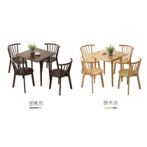 日式實木橡木系列 實木折疊餐桌 /伸縮餐桌椅組合75cm/90cm/100cm/110cm/120cm/130cm/140cm/160cm(IS8164)