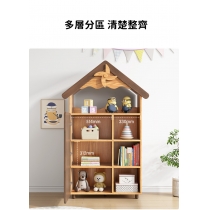 兒童皇國 學校家具卡通書櫃 童話屋書 E0環保畫板白板儲物櫃*108cm (IS8196)