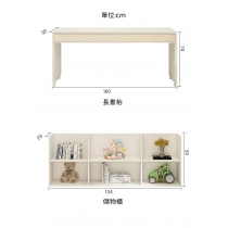 兒童皇國 多功能組合床 連梯櫃 小朋友床 W120cm*L206*H1210(不包床褥) (IS8199)