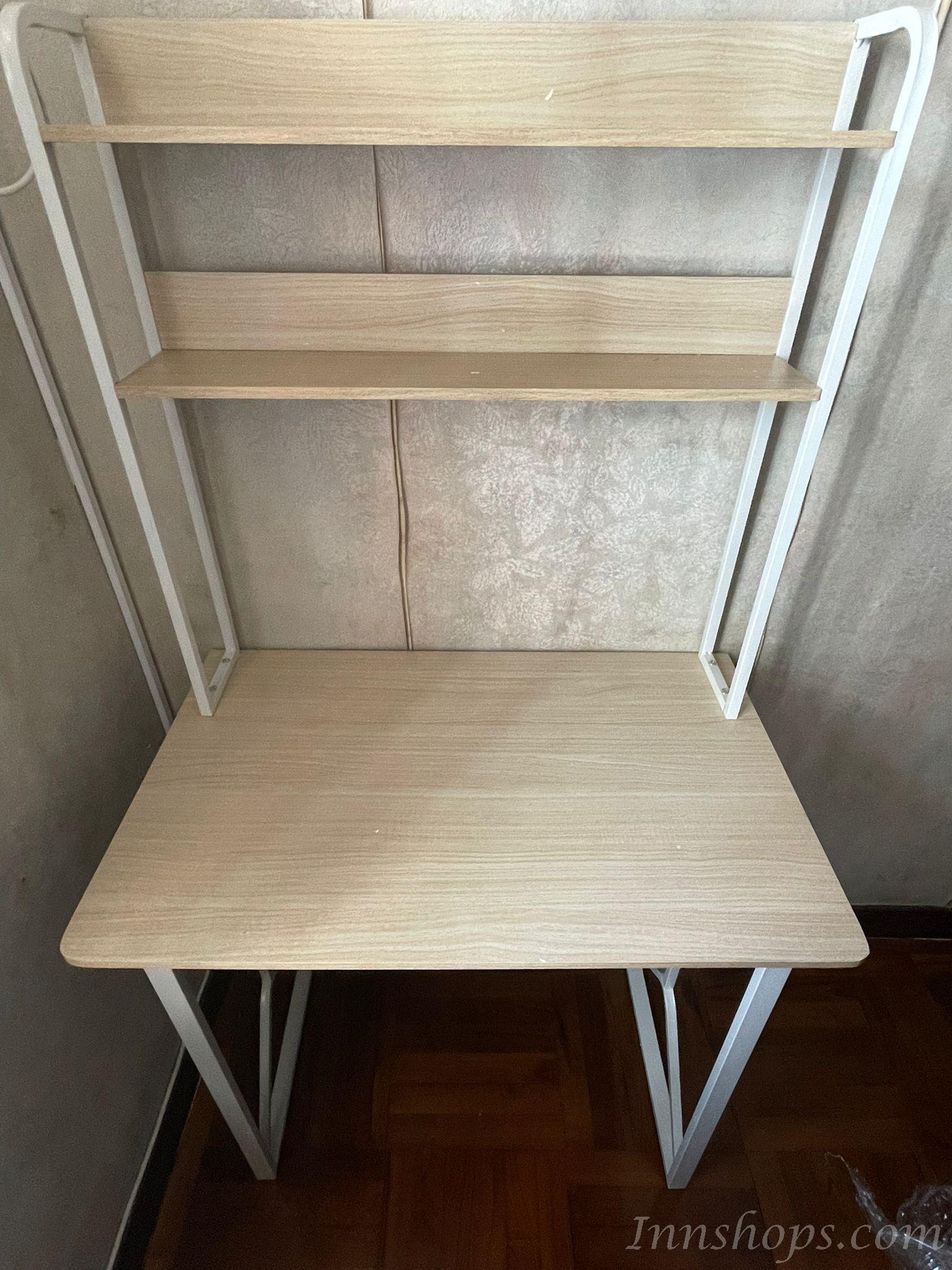 時尚學校傢俬 書台電腦桌 書桌連書架 80cm/100cm/120cm/140cm/160cm (IS7577)