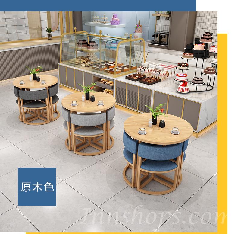 時尚系列 學校家具簡約小圓桌可收納桌椅子 80cm (IS8265)