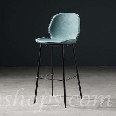 北歐格調·摩登·品味系列 吧椅 高腳椅咖啡廳 靠背高腳凳 bar chair 41cm (IS8281)