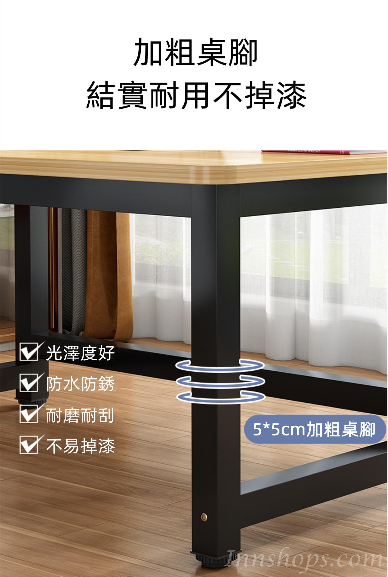 時尚系列 學校家具板式鐵藝餐桌 書桌100cm/120cm/140cm/160cm/180cm/200cm (IS8291)