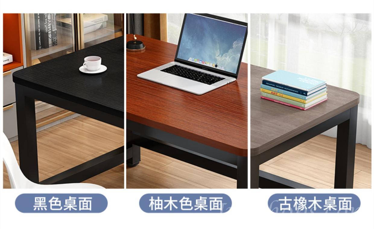 時尚系列 學校家具板式鐵藝餐桌 書桌100cm/120cm/140cm/160cm/180cm/200cm (IS8291)