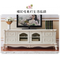 法式貴族 實木電視櫃描金描銀 160cm/180cm/200cm  (IS0387)