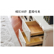 法式貴族 實木電視櫃描金描銀 160cm/180cm/200cm  (IS0387)