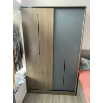北歐摩登系列  趟門衣櫃/衣櫃頂櫃邊櫃組合80/100/120/140/160/180/200/220/240cm（IS7862）
