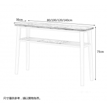 (陳列品一個 100CM $999)意式氣派系列 輕奢風大理石玄關桌北歐隔斷玄關台 *80/100/120/140cm (IS7899)