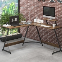 時尚系列 轉角電腦桌 L型書台 100/129cm (IS8222)