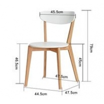 日式品味系列 實木圓形餐桌椅桌子 家用小圓桌60/70/80cm(IS8238)