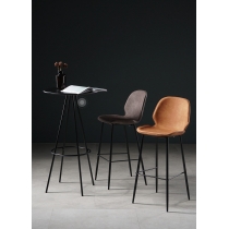 北歐格調·摩登·品味系列 吧椅 高腳椅咖啡廳 靠背高腳凳 bar chair 41cm (IS8281)