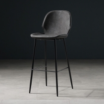 北歐格調·摩登·品味系列 吧椅 高腳椅咖啡廳 靠背高腳凳 bar chair 41cm (IS8281)