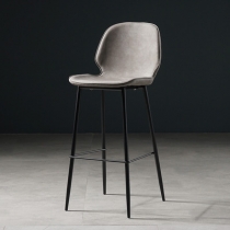 北歐格調·摩登·品味系列 吧椅 高腳椅咖啡廳 靠背高腳凳 bar chair 41cm (IS8281)