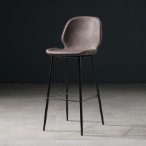 北歐格調·摩登·品味系列 吧椅 高腳椅咖啡廳 靠背高腳凳 bar chair 41cm (IS8281)