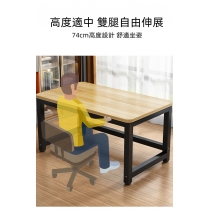 時尚系列 學校家具板式鐵藝餐桌 書桌100cm/120cm/140cm/160cm/180cm/200cm (IS8291)