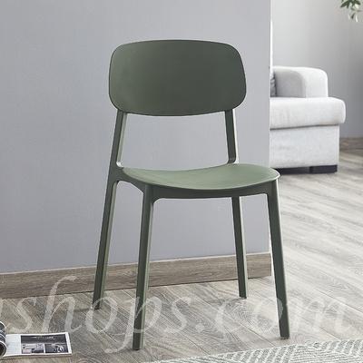 北歐格調·摩登·品味系列 學校家具椅子 簡約加厚可疊放餐椅 43cm (IS8351)